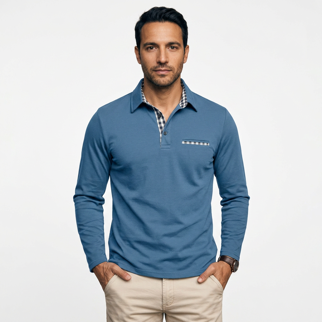 Polo Casual Pikk Varrukas
