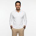 Klassikaline Slim Fit Pikakäised Polo Meestele