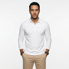 Klassikaline Slim Fit Pikakäised Polo Meestele