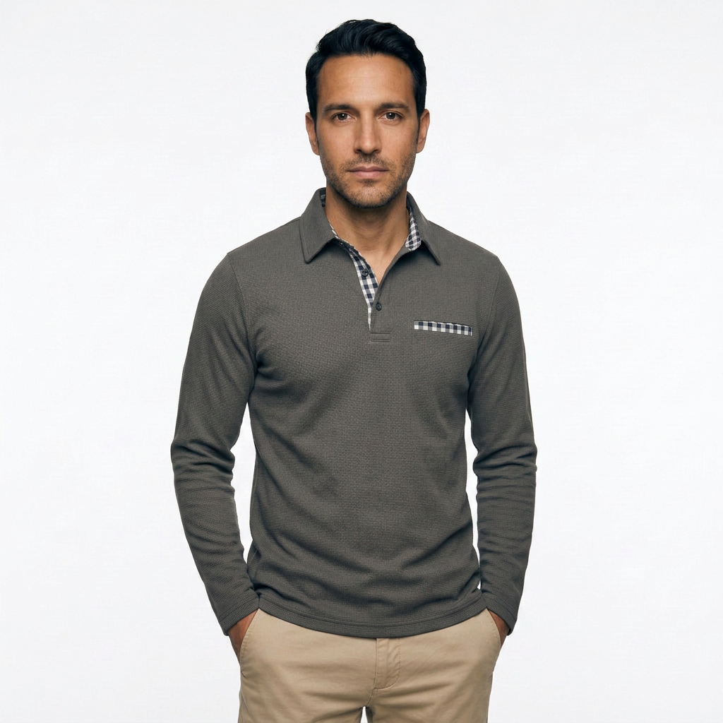 Polo Casual Pikk Varrukas