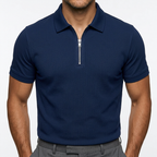 Polo Meestele Tõmblukuga Slim Fit Hingav