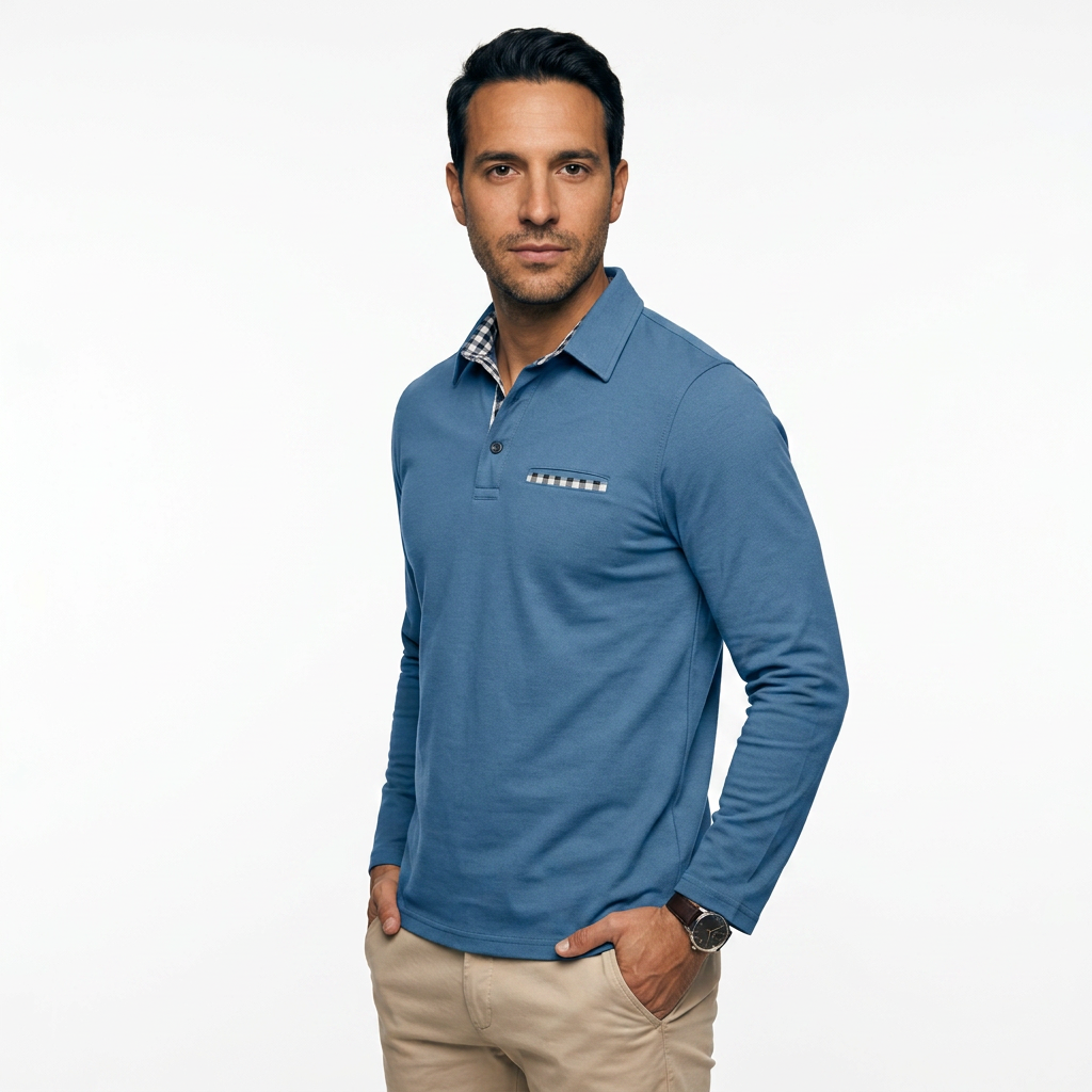 Polo Casual Pikk Varrukas