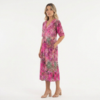 Vibrantne Midi Kleid