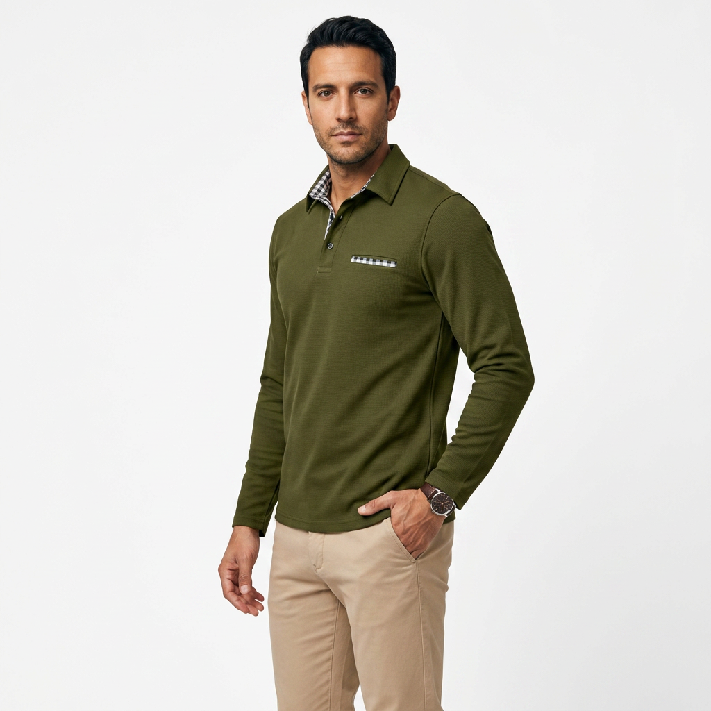 Polo Casual Pikk Varrukas
