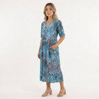 Vibrantne Midi Kleid