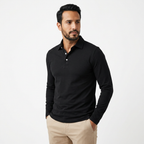 Klassikaline Slim Fit Pikakäised Polo Meestele