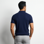 Polo Meestele Tõmblukuga Slim Fit Hingav