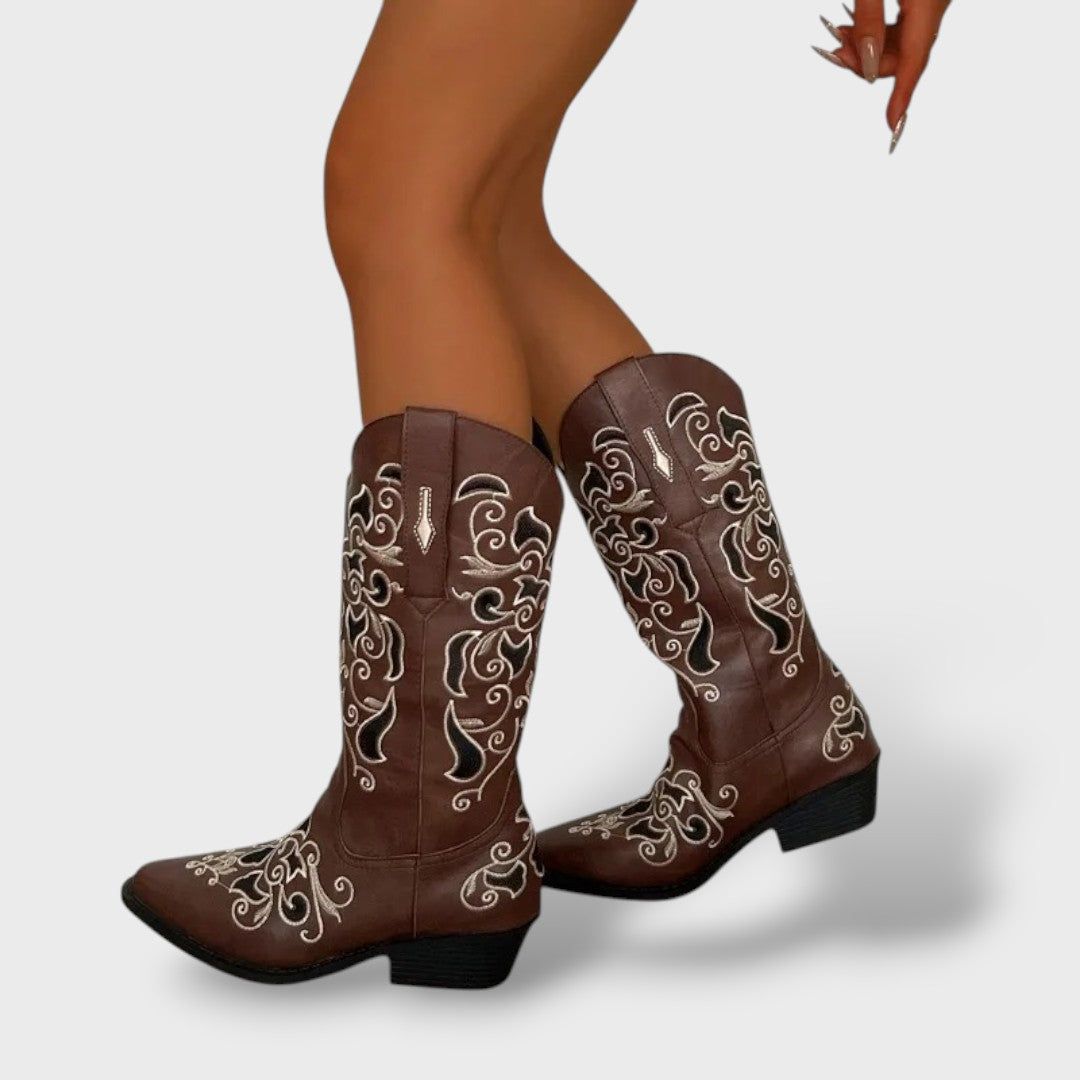 Naistest Cowboy Saapad, Tikandiga, Terav Nina