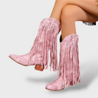 Naiste Vintage Cowboy Saapad Fringed