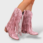 Naiste Vintage Cowboy Saapad Fringed