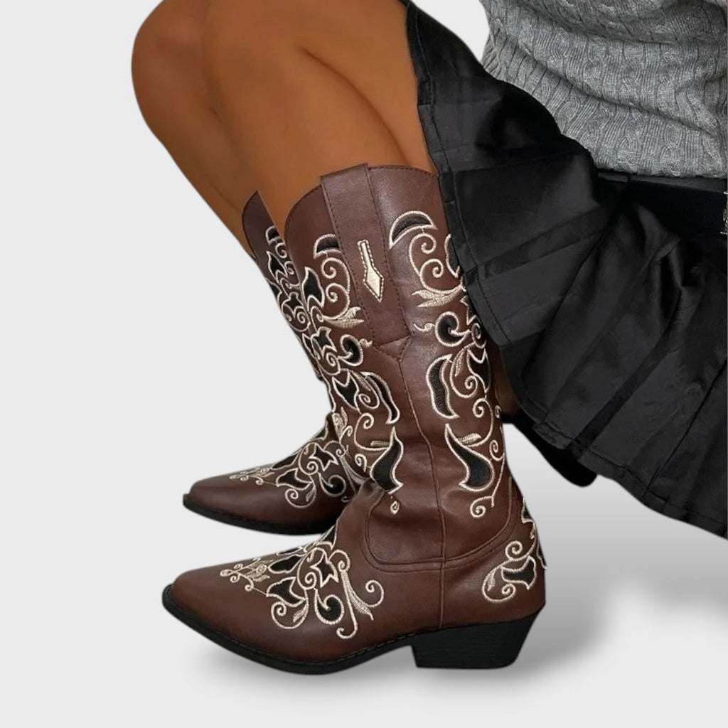 Naistest Cowboy Saapad, Tikandiga, Terav Nina