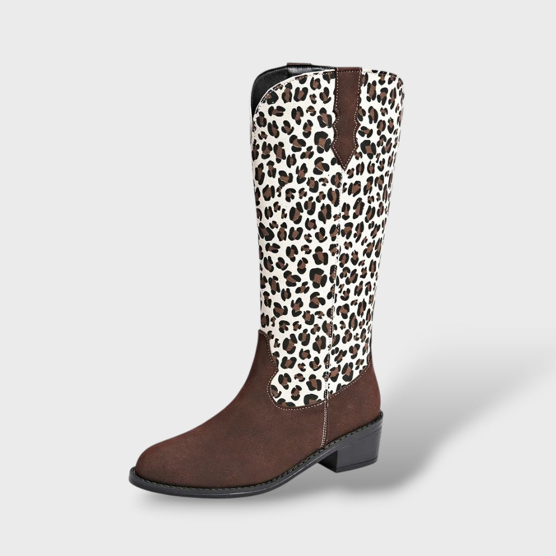 Naisten Leopardi Mood Casual Poolsaapad