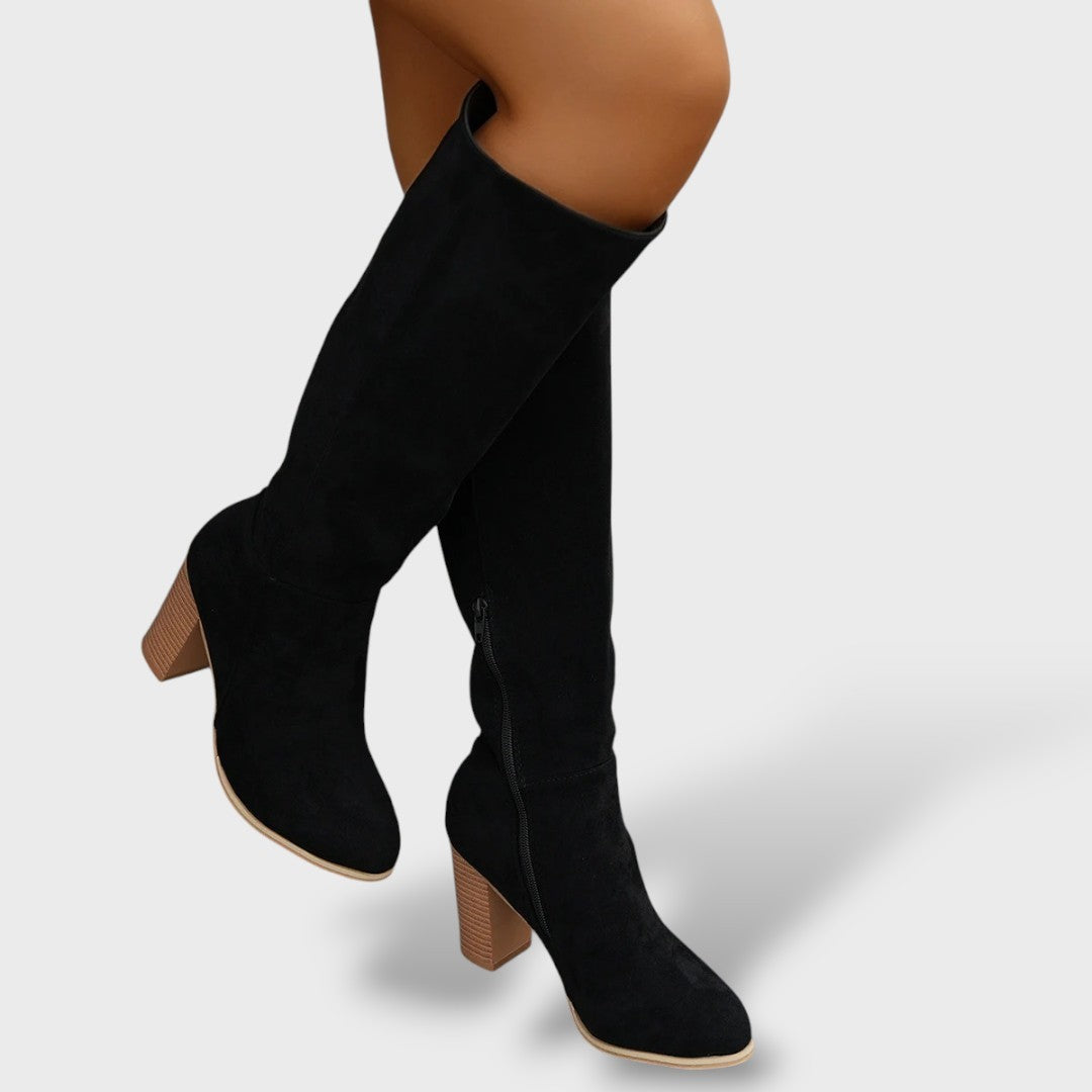 Naisten Cowboy Saapad Kõrge Kontsaga