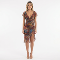 Boho Midi Kleit Drapeeeritud