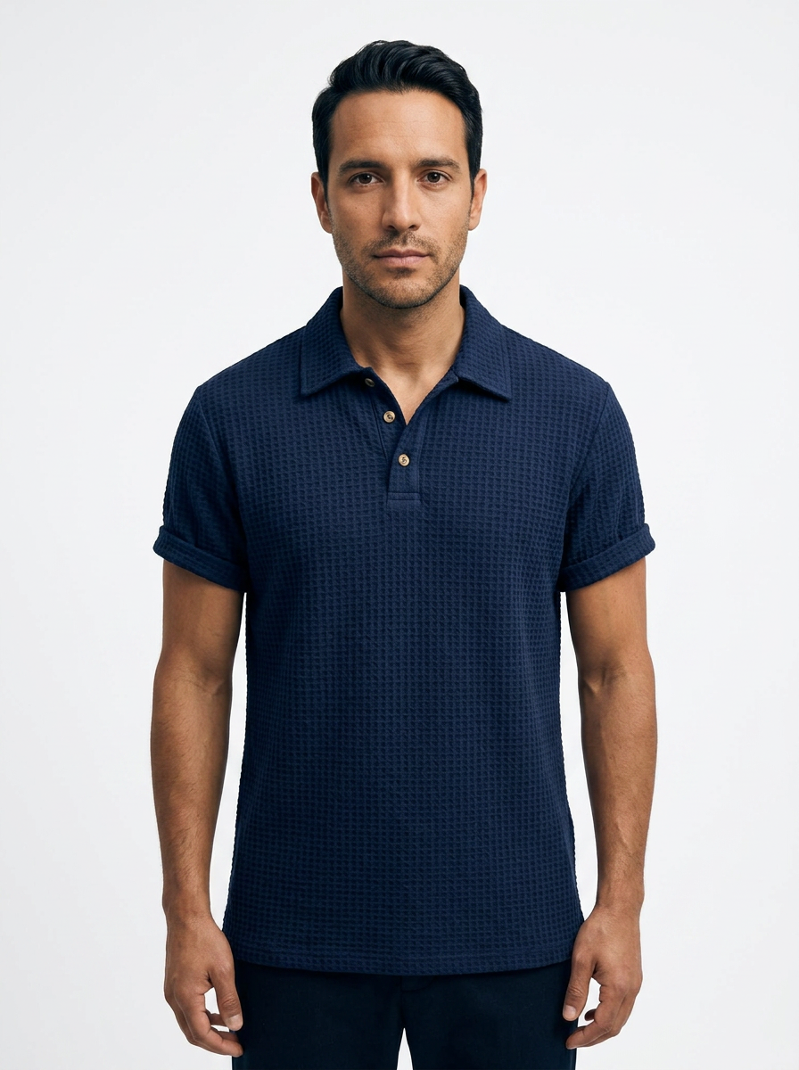 Polo Punto Waffle Meeste