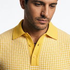 Polo isa Cuello Waffle Meeste