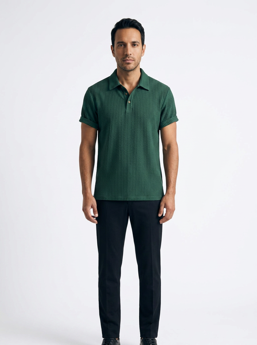 Polo Punto Waffle Meeste