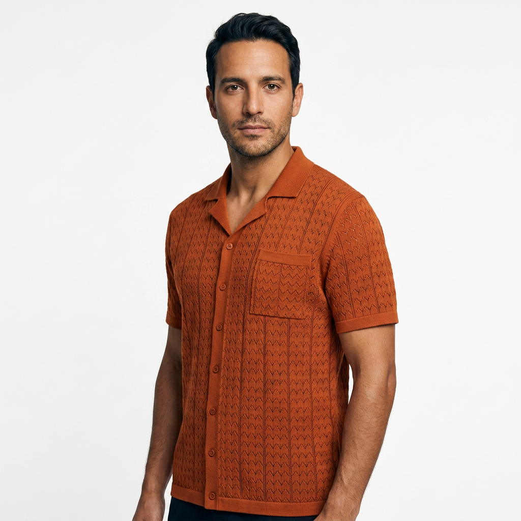 Polo Punto Jacquard Vintage