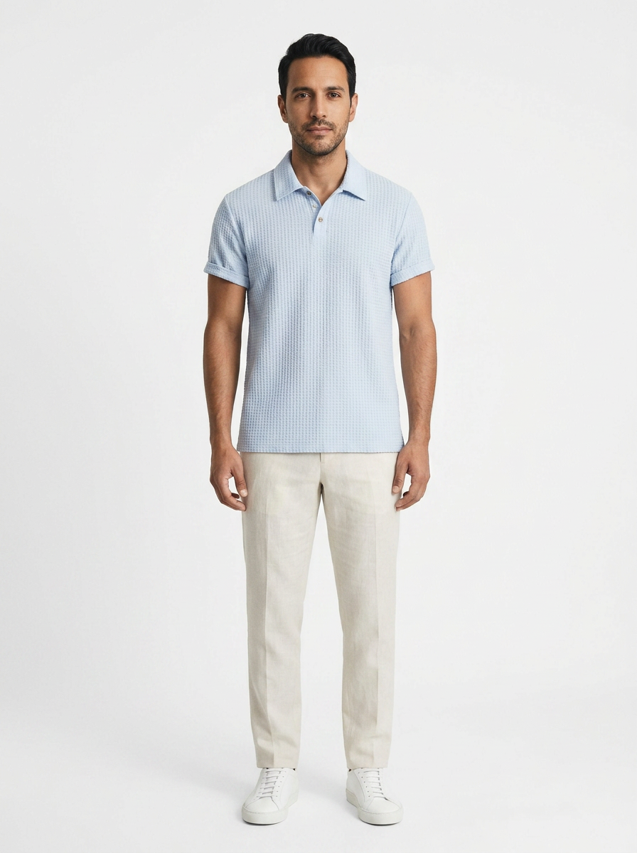 Polo Punto Waffle Meeste