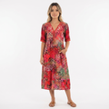 Vibrantne Midi Kleid