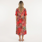 Vibrantne Midi Kleid
