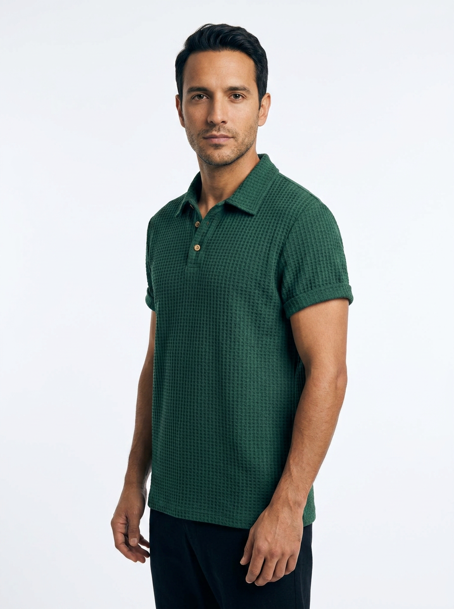 Polo Punto Waffle Meeste
