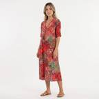 Vibrantne Midi Kleid