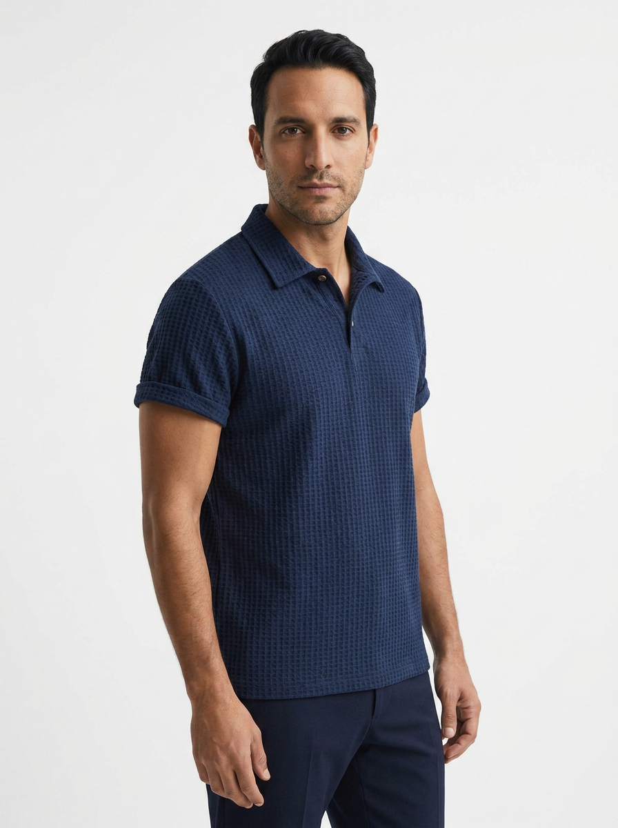 Polo Punto Waffle Meeste