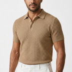 Polo isa Cuello Waffle Meeste