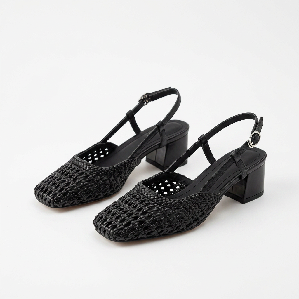 Naiste Pitsilised Slingback Sandalid