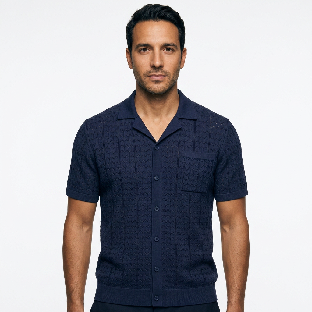 Polo Punto Jacquard Vintage