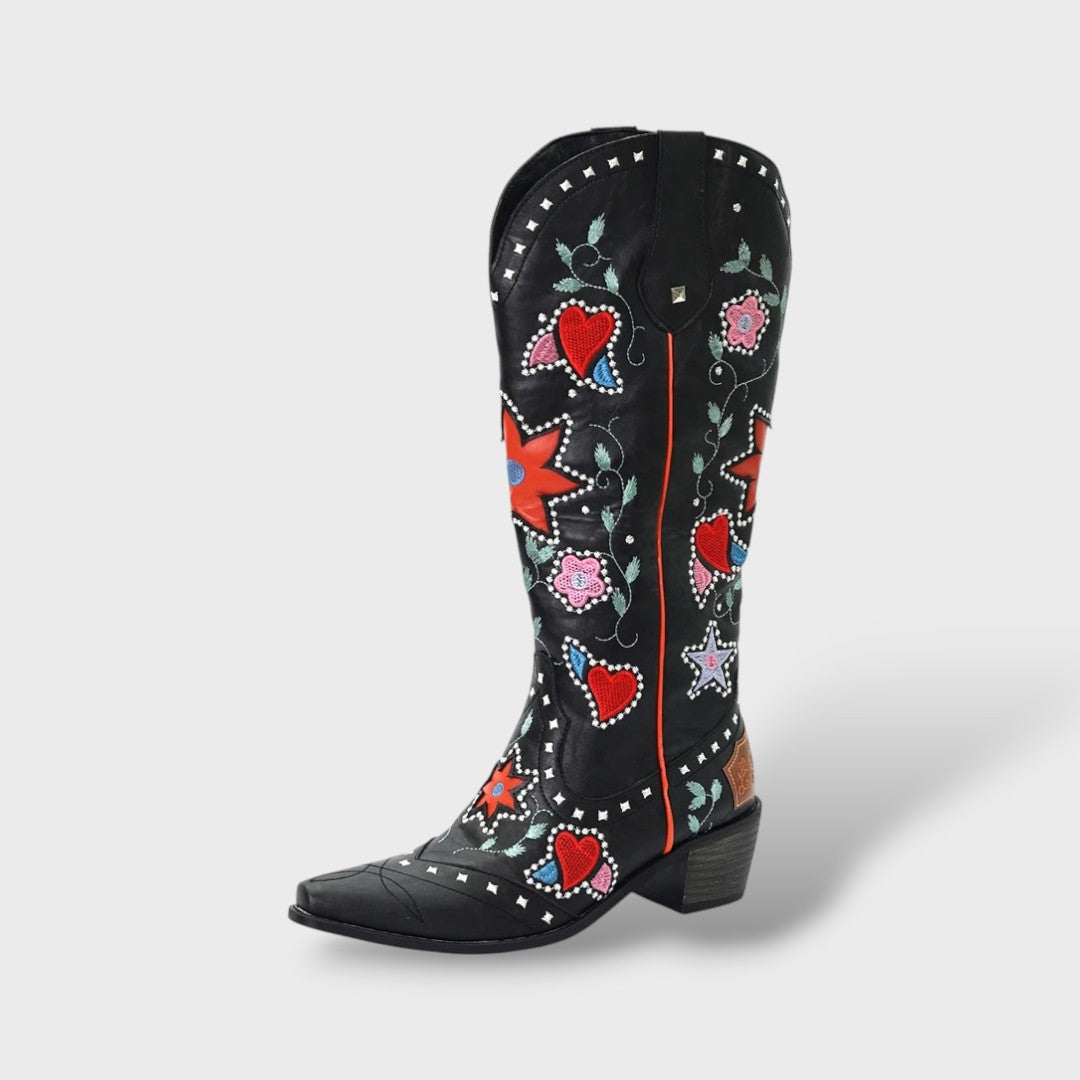 Naiste Vintage Cowboy Saapad