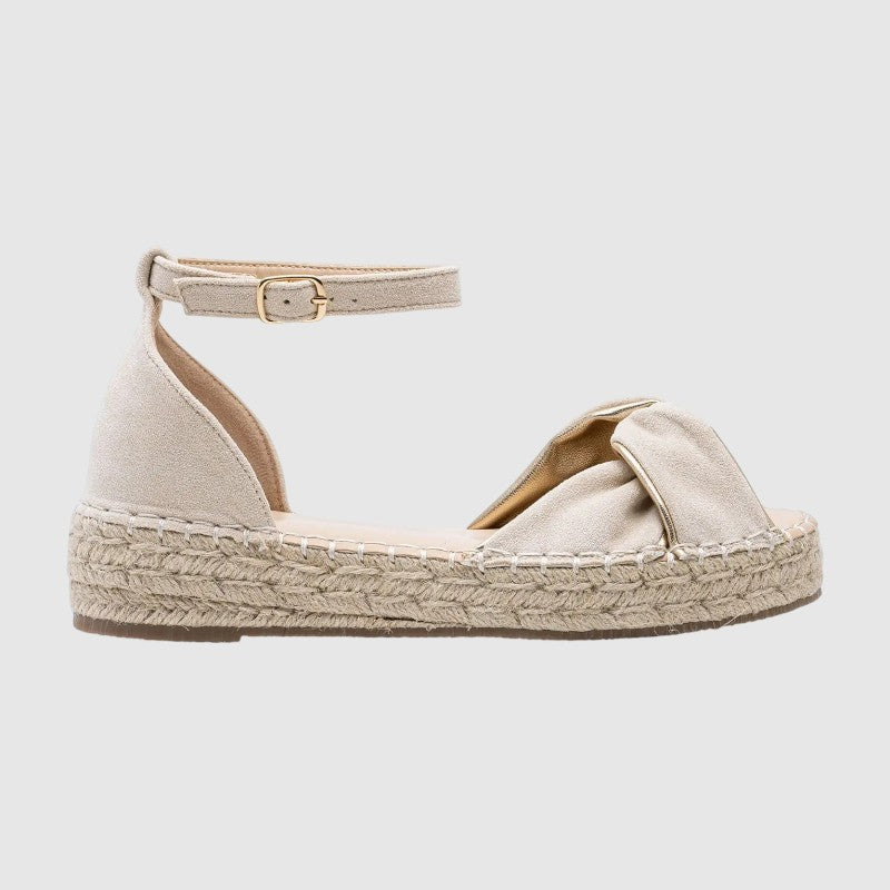 Ortopeedilised espadrillid pehme nahaga ja säärepaelaga