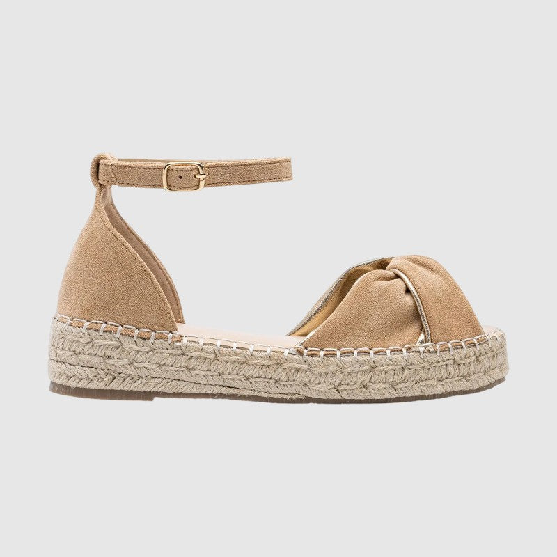 Ortopeedilised espadrillid pehme nahaga ja säärepaelaga